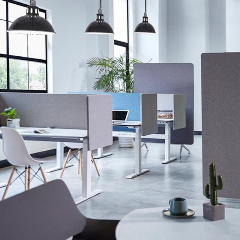 Fabric Wrapped Desk Screen Fabric Wrapped Desk Screen