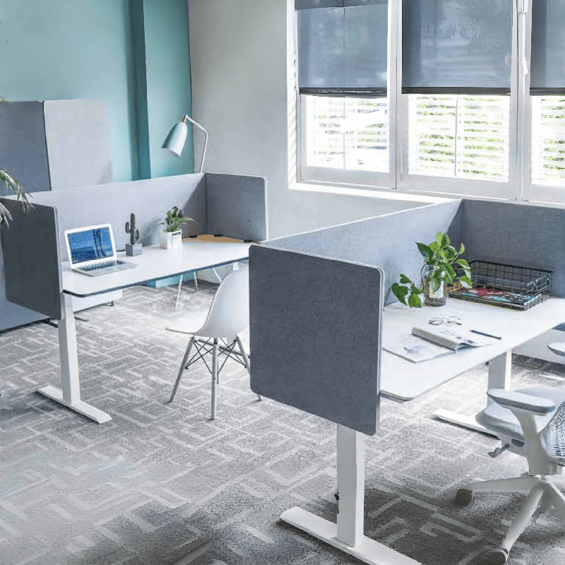 Fabric Wrapped Desk Screen Fabric Wrapped Desk Screen