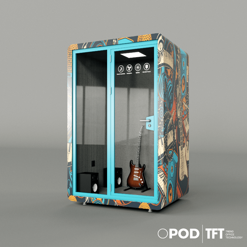 TFT Office Phone Booth, Open Office Pod, Music Studio Room