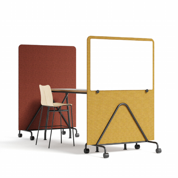 Acoustic board on wheels Acoustic Dividers Modular Office Floor Partitions
