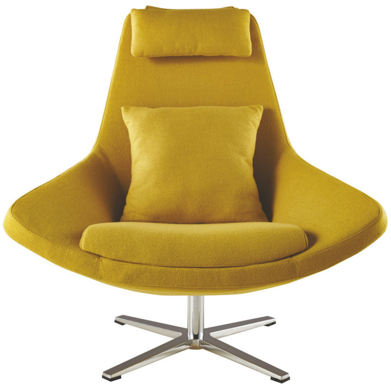 Cozy Rest Reclining Swivel Chair for Office & Home – Includes Soft Headrest & Lumbar Cushion