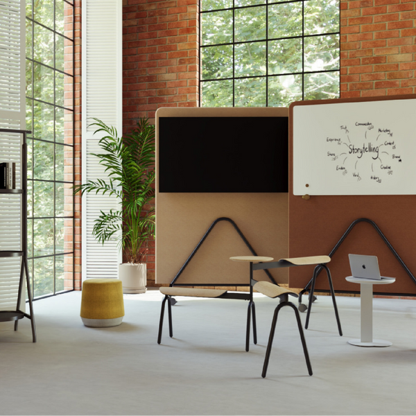 Acoustic board on wheels Acoustic Dividers Modular Office Floor Partitions