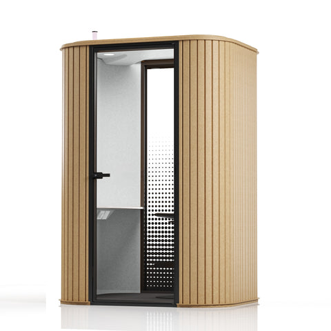 TFT-1608 Indoor Acoustic PET Panels Office Pod 1608x1278x2200(H) mm Dimension