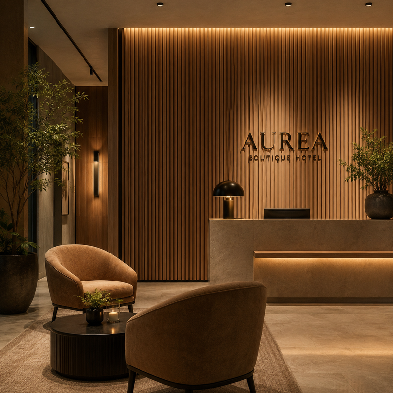 Acoustic High-density MDF and PET Slat Wall Panels Design