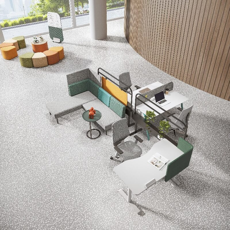 Acoustic Office workstation For Hybrid Work Model