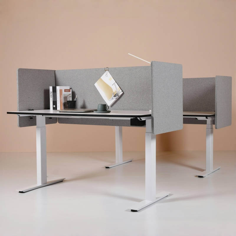 Electric Single Motor Sit Stand Height Adjustable Standing D - TFT Office 