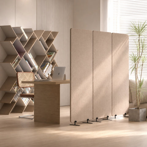 Freestanding Acoustic Room Divider Flexible Office Partition Wall Panel
