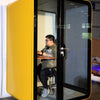 TFT Office Phone Booth, Pro Type 1 Person Bigger Size Zoom Meeting Booth With Standing Desk