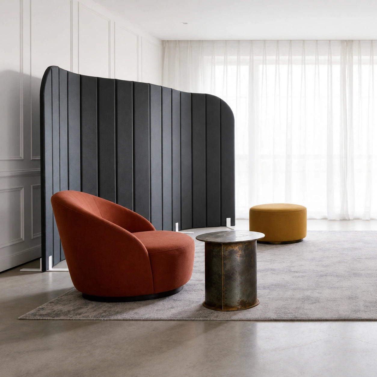 Portable Soundproof Partition Wall for Office Cubicles and Meeting Zones