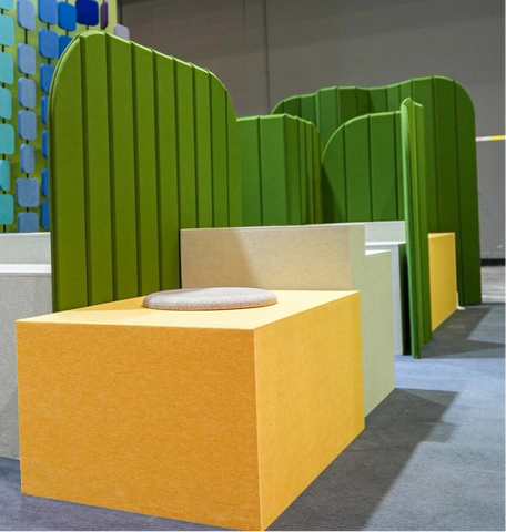 Portable Soundproof Partition Wall for Office Cubicles and Meeting Zones