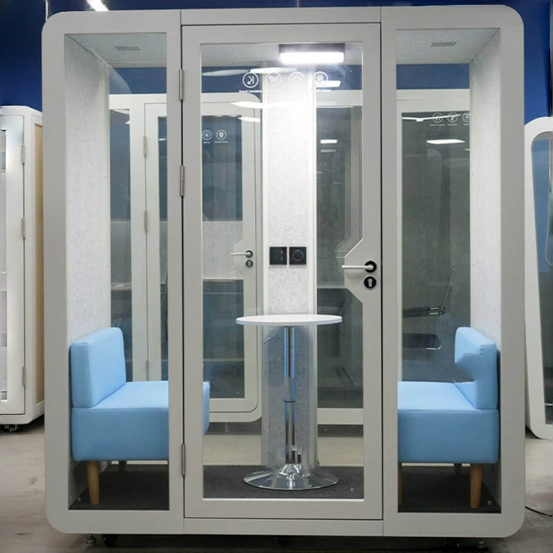TFT Office Phone Booth,Soundproof Meeting Booth,4 Users-  Office Pod