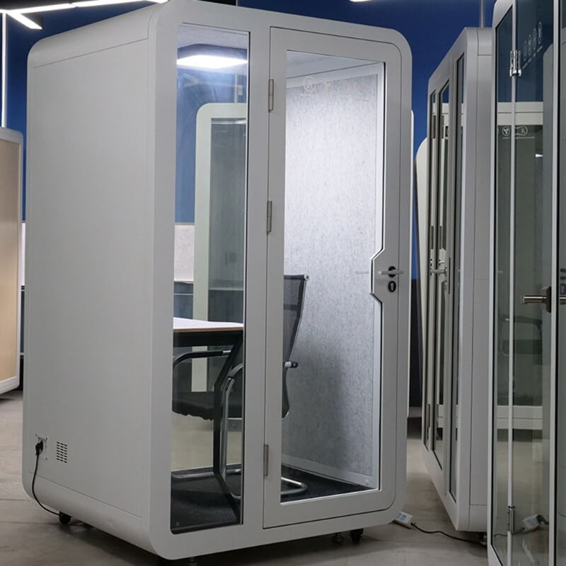 TFT Economical 1-2 Person Use Bigger Size Phone Booth With Desk