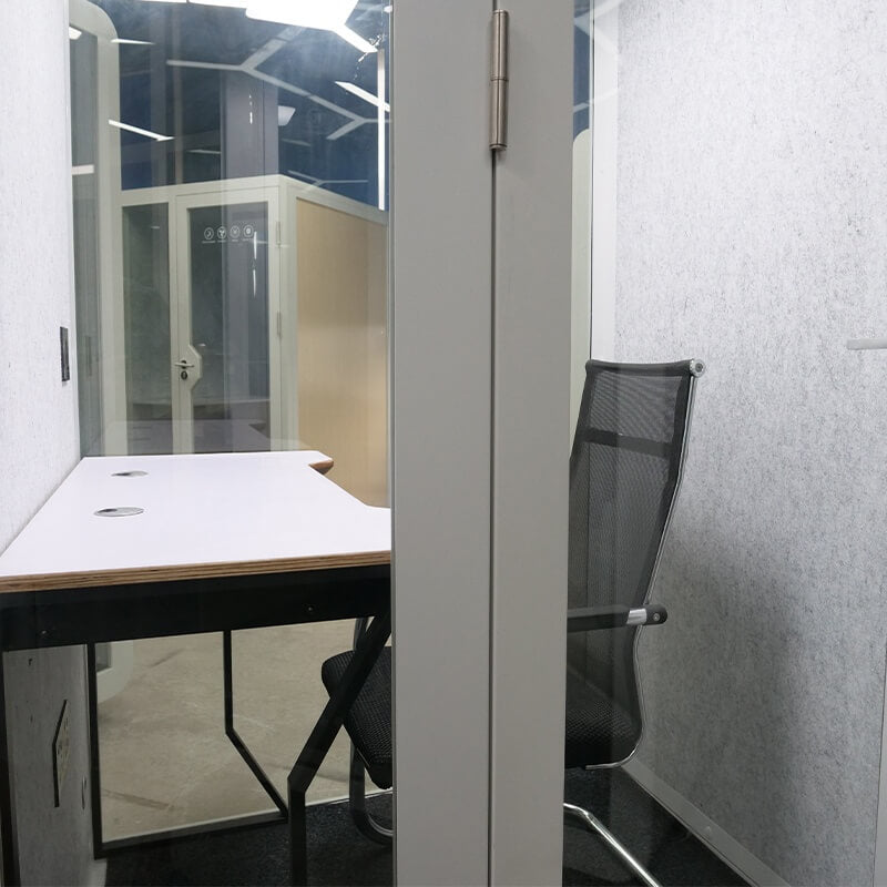 TFT Office Phone Booth,Economical 1-2 Person Use Bigger Size Work Pod With Desk