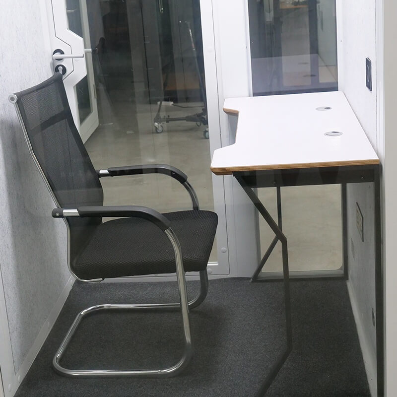 TFT Office Phone Booth,Economical 1-2 Person Use Bigger Size Work Pod With Desk