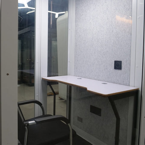 TFT Office Phone Booth,Economical Smart Office Pod  For 1-2 Person Use With Desk