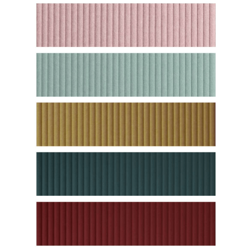 PET Soundproof Wall Wave Panels For Office