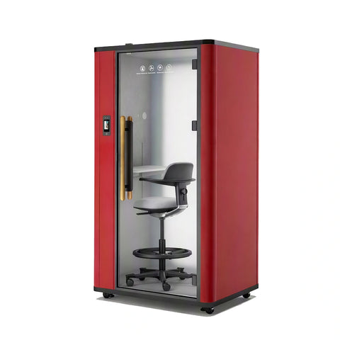 QPOD-S2 Pro Soundproof Office Phone Booth Portable Pod With PDLC Privacy Glass