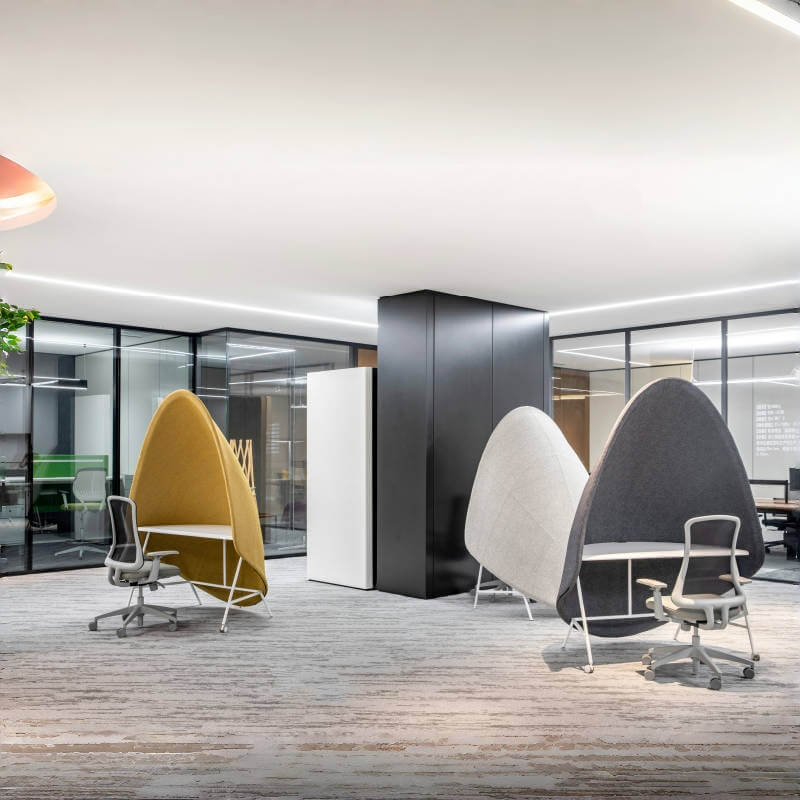 Shell Acoustics Personal Workspace Office Furniture Systems