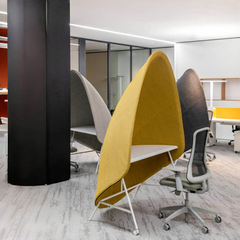 Shell Acoustics Personal Workspace Office Furniture Systems