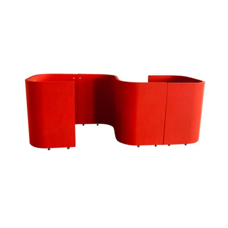 S Shape Office Partition