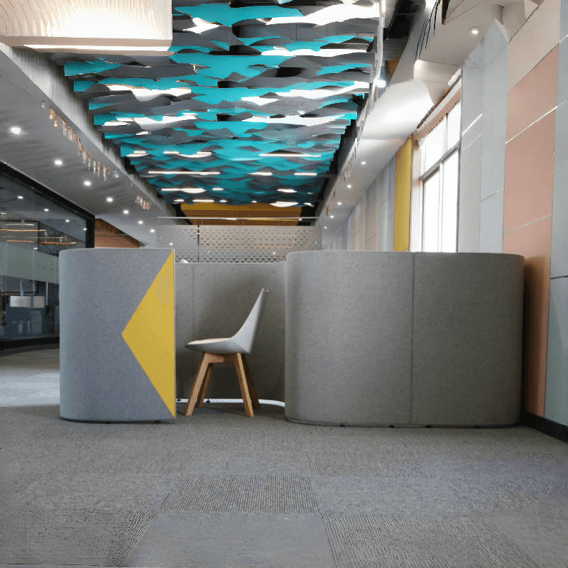 S Shape Office Partition - TFT Office Trend