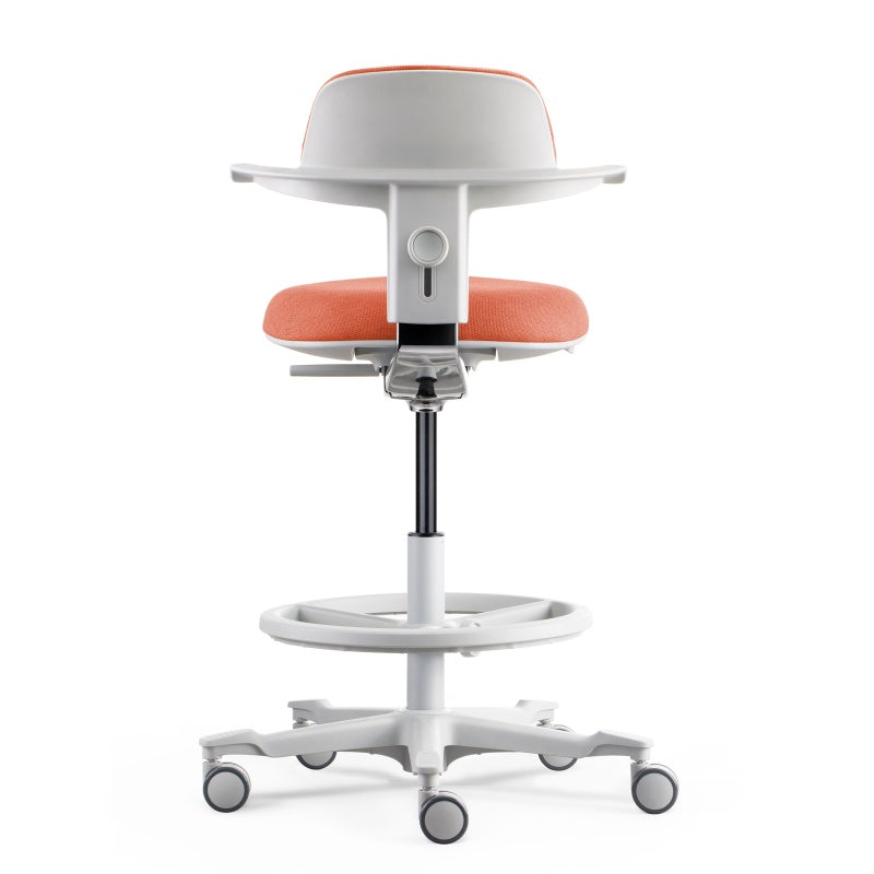 Soft Cushioned Office Chair with Back Support & Swivel Casters – Ergonomic Rolling Work Chair