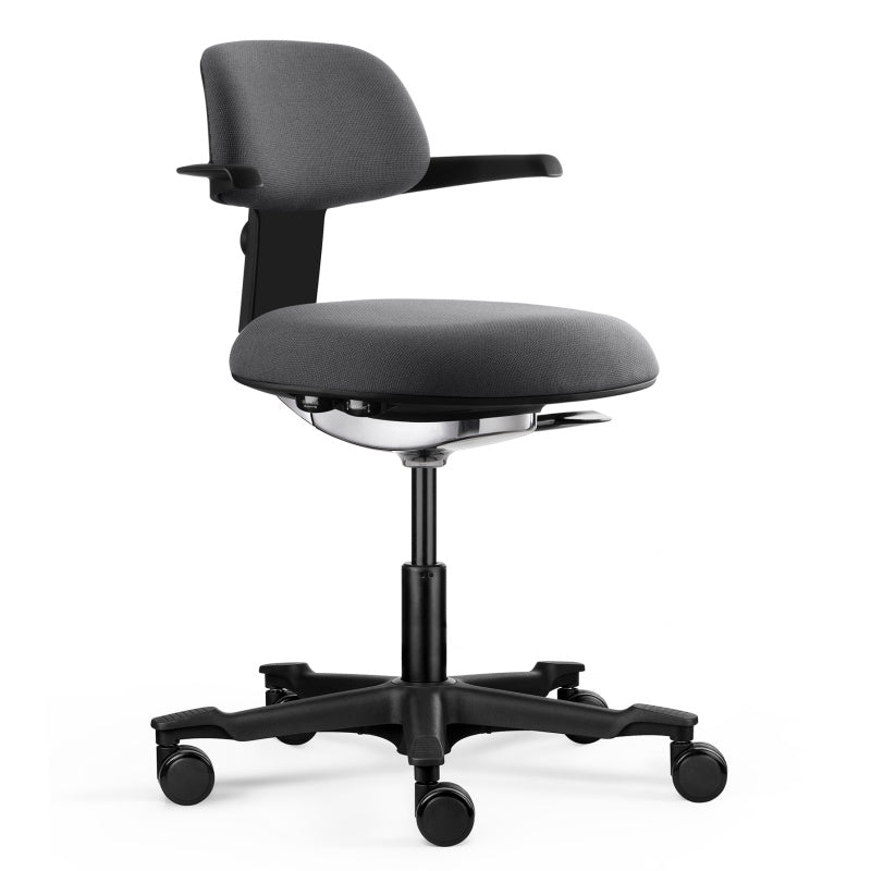 Soft Cushioned Office Chair with Back Support & Swivel Casters – Ergonomic Rolling Work Chair