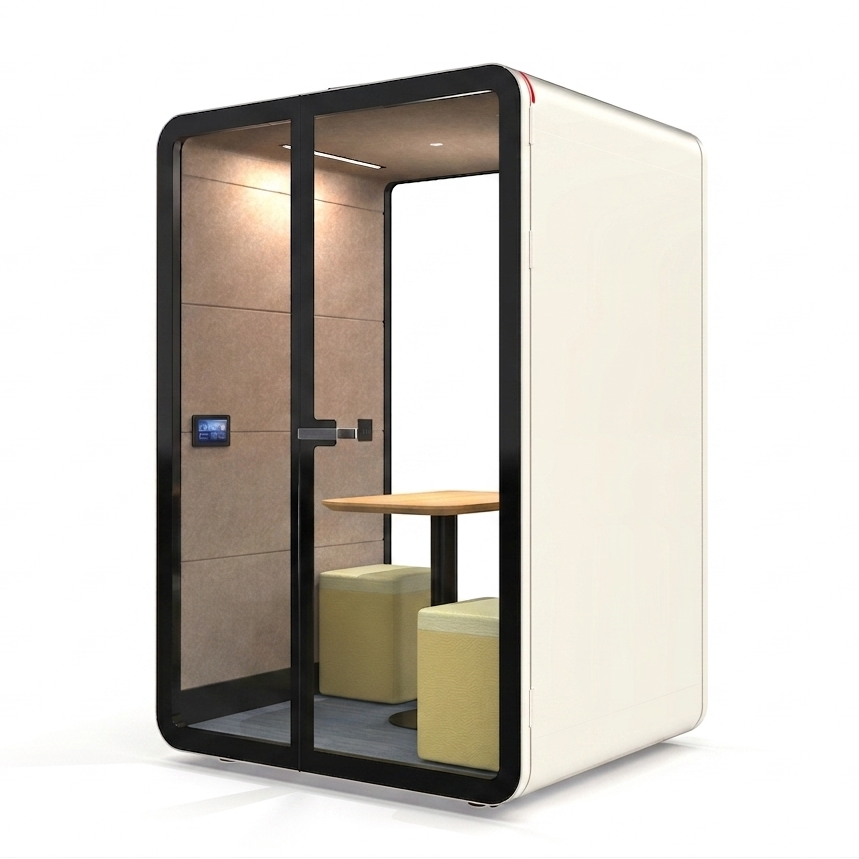 TFT-D Smart™ Two-person Acoustic Office Meeting Pod With Two Small Sofa