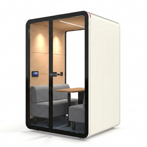 TFT-D Smart™ Two-person Acoustic Office Meeting Pod With Two Sofa