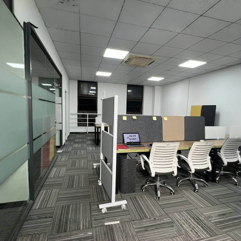 TFT Acoustic Panel Privacy Screens in Office