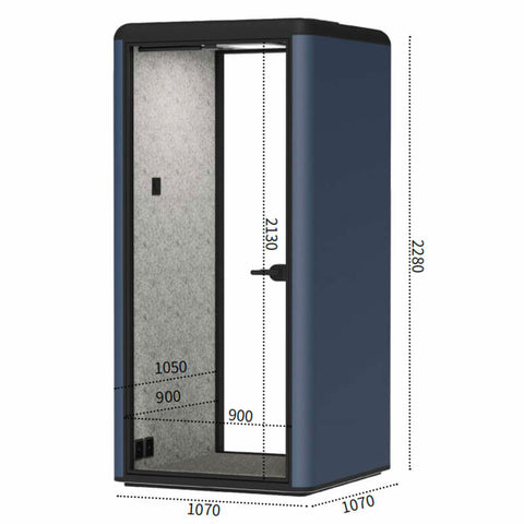 TFT Home Work Pod, One Of Multi-purposes Soundproof Phone Booth For 1 Person