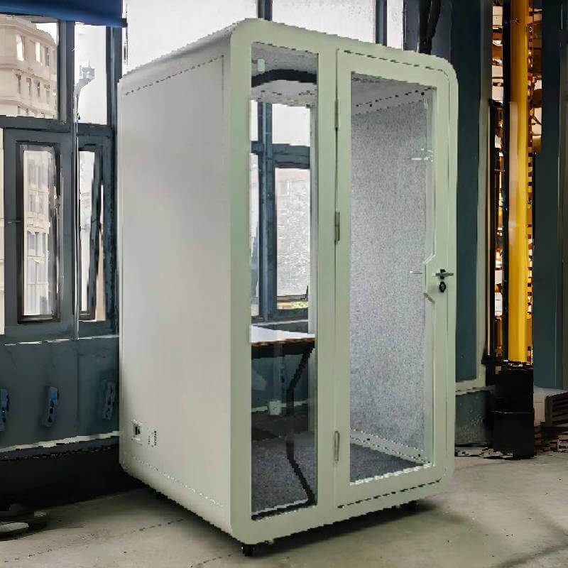 TFT Office Phone Booth,Economical 1-2 Person Use Bigger Size Work Pod With Desk