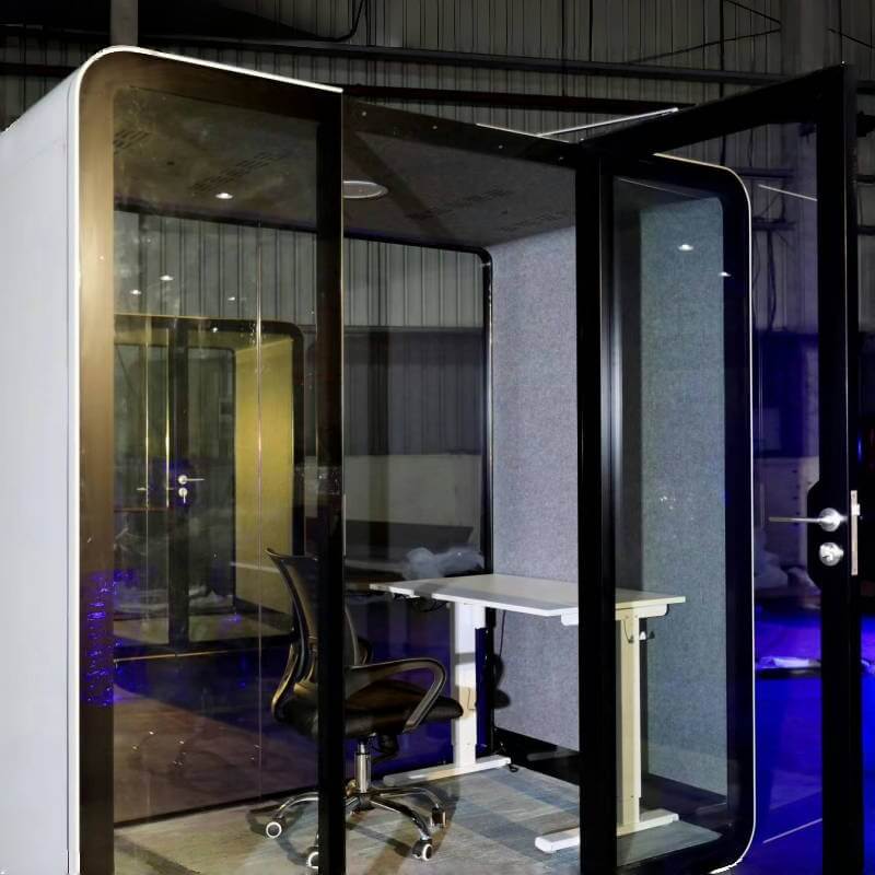 TFT Office Phone Booth,Standard Meeting Office Pro-type Pod For 4 Persons