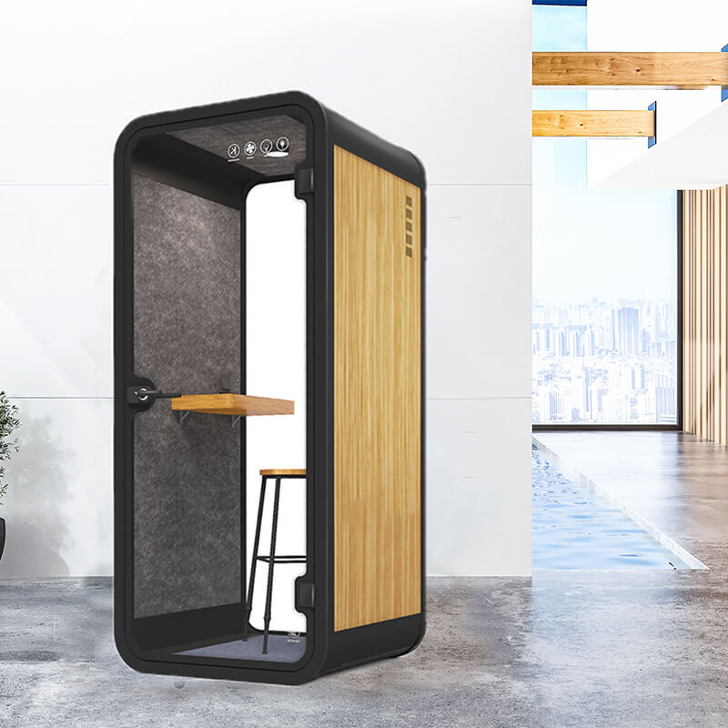 Rounded Solo Office Phone Booth - TFT Office Trend