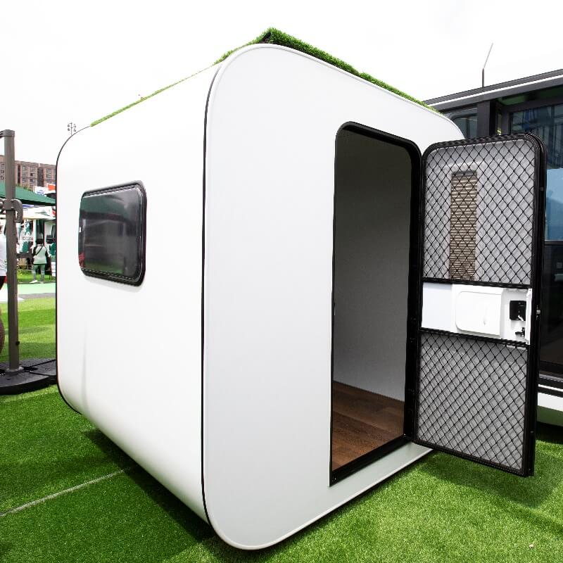 TFT Outdoor Home Office Pod,Prefab Backyard Office Shed Pod White Color
