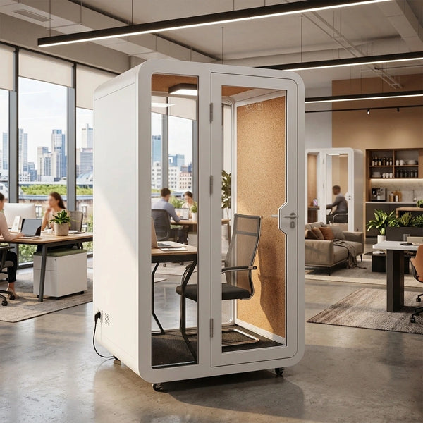 TFT Economical 1-2 Person Use Bigger Size Phone Booth With Desk