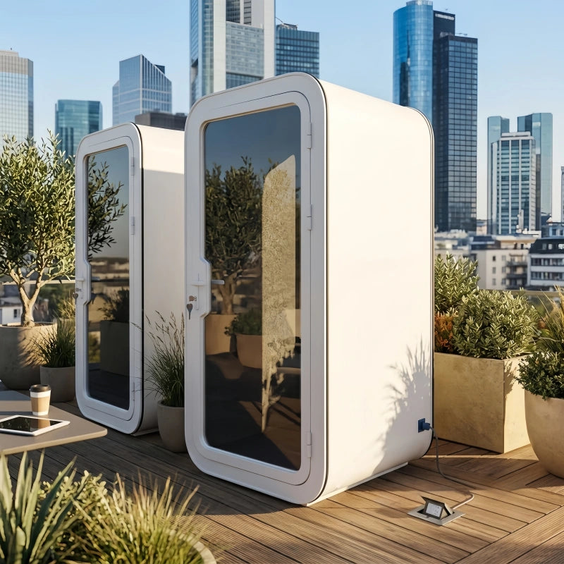 TFT Light Weight Assembled Prefab Outdoor And Indoor Office Pod 1 Person