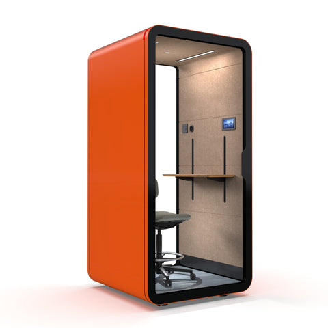 TFT-SH Smart™ One-person Compact Phone Booth With Adjustable Desk