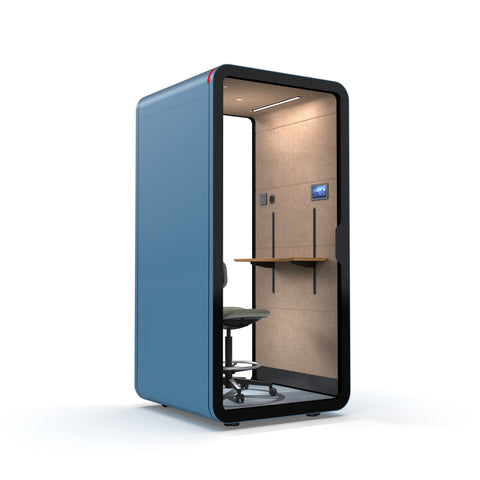 TFT-SH Smart™ One-person Compact Phone Booth With Adjustable Desk