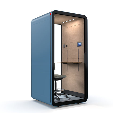 TFT-SH Smart™ One-person Compact Phone Booth With Adjustable Desk