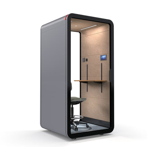 TFT-SH Smart™ One-person Compact Phone Booth With Adjustable Desk