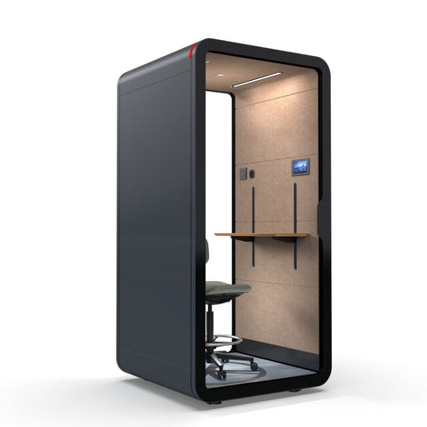 TFT-SH Smart™ One-person Compact Phone Booth With Adjustable Desk
