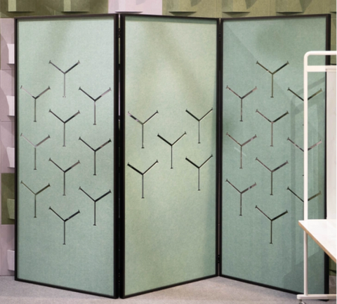 Custom Cut-Out Folding Acoustic Panels Office Folding Privacy Screen