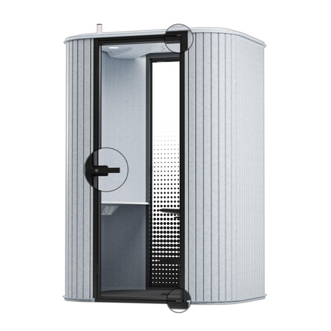 TFT-1608 Indoor Acoustic PET Panels Office Pod 1608x1278x2200(H) mm Dimension