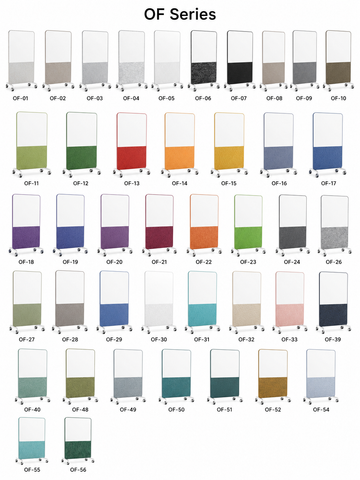Office Free-standing White Board Type Acoustical Room Divider