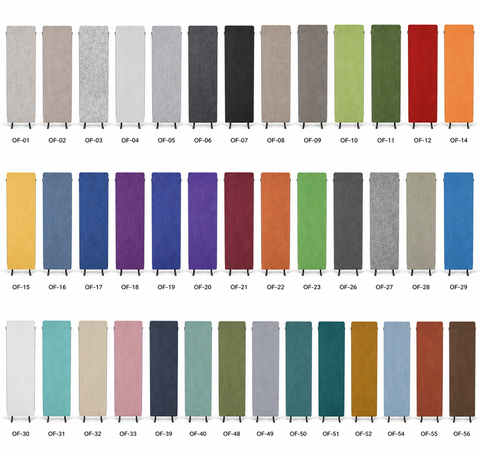 Freestanding Acoustic Room Divider Flexible Office Partition Wall Panel