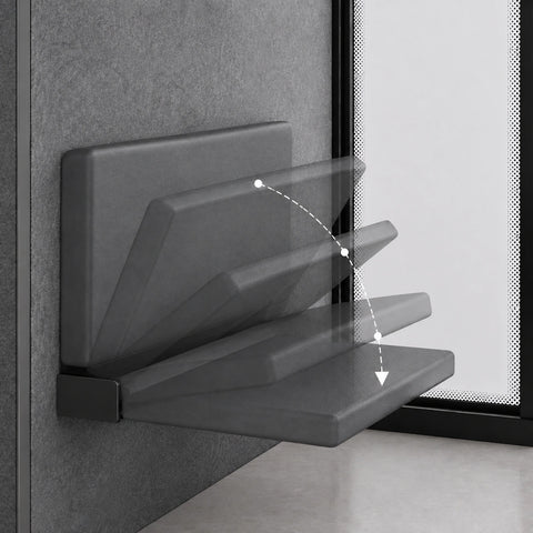 ADA Compliant Soundproof Office Pod For 4 Persons Wheelchair Inclusive Meeting Booth