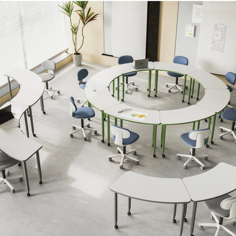 TOPC Mobile Training Tables Modular Office Furniture For Training Room
