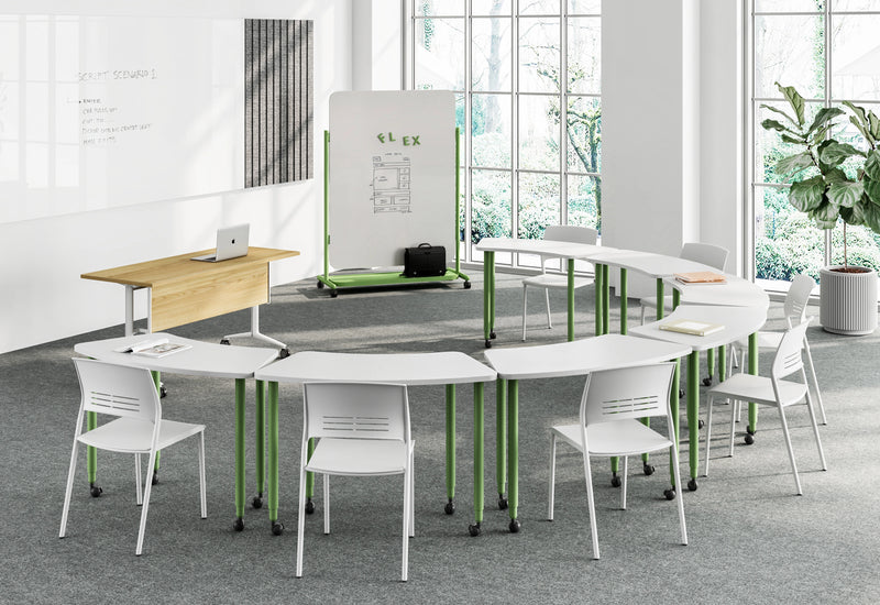 TOPC Mobile Training Tables Modular Office Furniture For Training Room