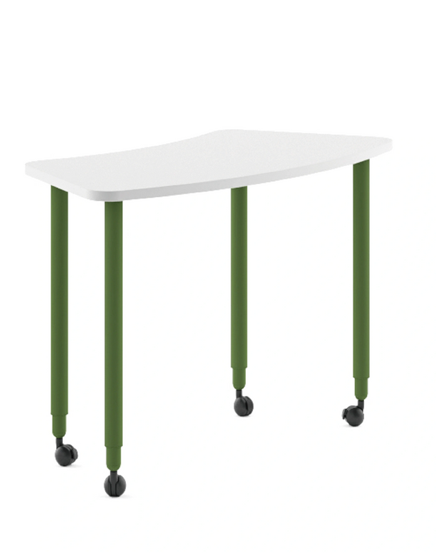 TOPC Mobile Training Tables Modular Office Furniture For Training Room